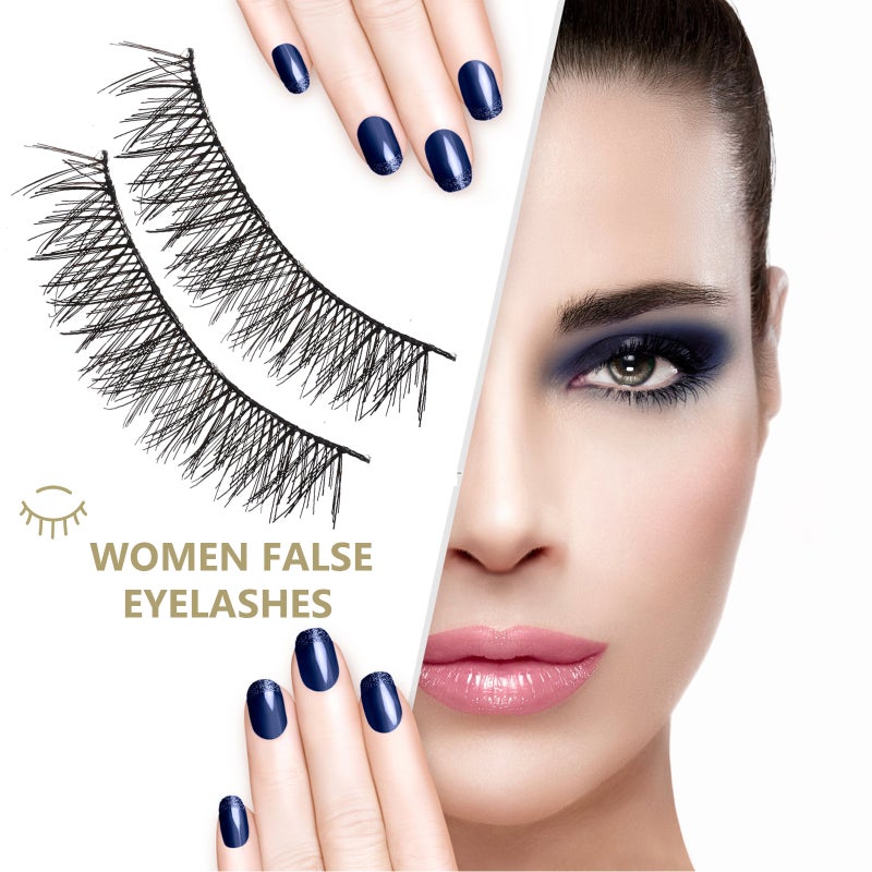 10 Pairs Eyelashes Natural Fake Eyelashes Fashion Makeup Tools Cotton Stalk Eye Lashes Extension - Image 3