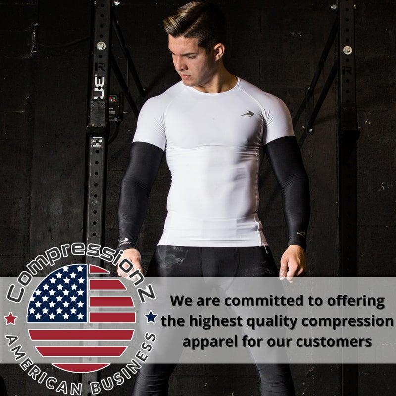 CompressionZ أكمام ضغط للذراعين للرجال والنساء - أكمام حماية من الأشعة فوق البنفسجية لتغطية الذراعين - Image 5