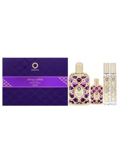 Orientica Velvet Gold by Orientica for Women  4 Pc Gift Set 27oz EDP Spray 2 x 033oz EDP Spray 025oz EDP Spray 