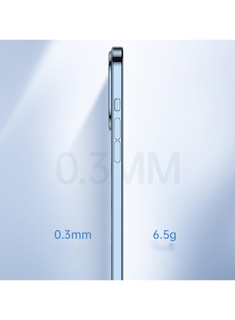 general 【 HUAWEI Pura 70 Ultra 】 Case - 【 Magnetic Ring 】 Crystal Clear 【 Electroplated Metallic 】 Silicone Soft TPU 【 Shock Protection 】 Glass Lens Bay - Image 5