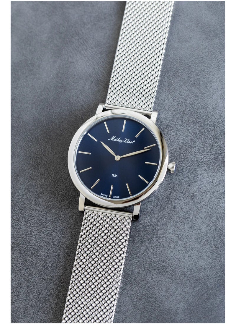 Mathey-Tissot Mathey-Tissot Monsoon Quartz Blue Dial Men's Watch H7916ABU  - Image 3