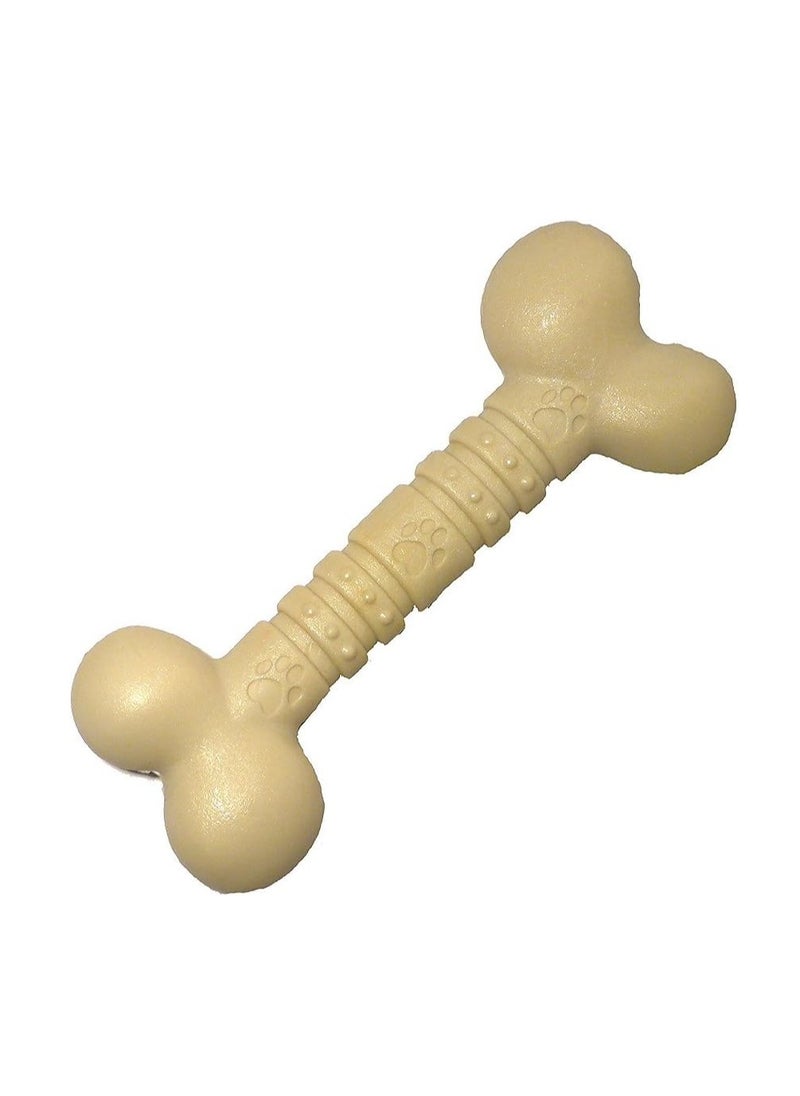 Rosewood - Small Chicken Bone Durable Nylon Chew Toy for Small Dogs 10kg Promotes Dental Hygiene Long Lasting Chicken Flavour 12cm Bone Shape - Image 1