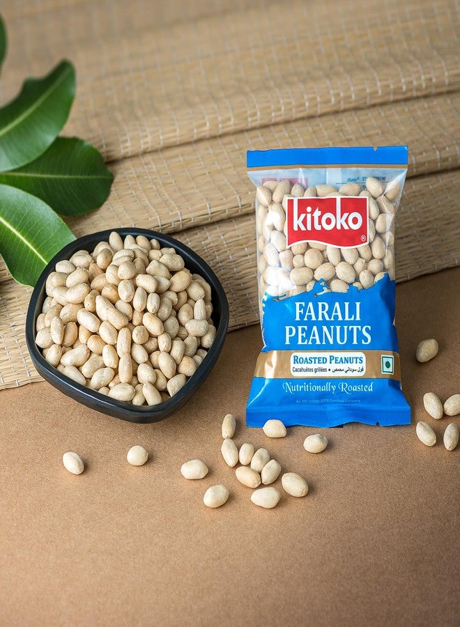 KITOKO FOODS Roasted Farali Peanuts (800gm), Healthy Khari Sing Without Skin, Fresh, Organic & Gluten-Free Namkeen Snacks Mungfali Singdana, Rich In Fibre & Protein Groundnuts (400gm Pack of 2) - Image 4