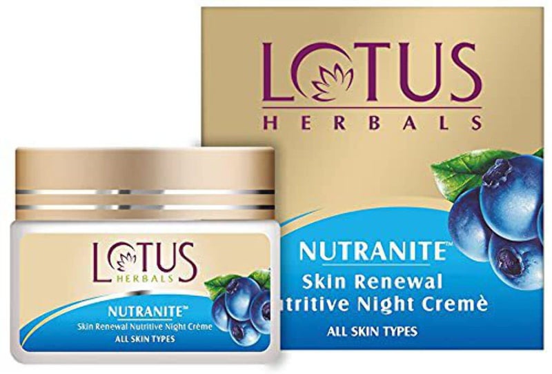 LOTUS HERBALS Lotus Herbals Nutranite Skin Renewal Nutritive Night Cream For All Skin Types 50g - Image 1