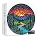 PPuzzling Magic Forest Puzzles for Adults 1000 Pieces Nature Round Tree Mountain River Sunset Landscape Puzzle Colorful Paper Cut Art Puzzle Difficult Hard Challenge Jigsaw Puzzle - Image 4