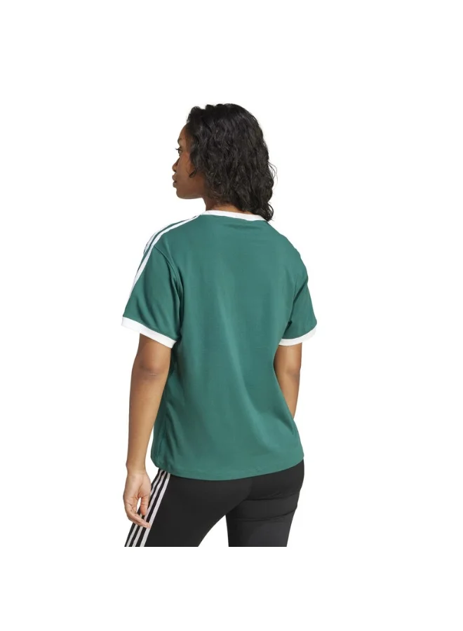 Adidas 3 STRIPE TEE Green Originals Women T-SHIRTS