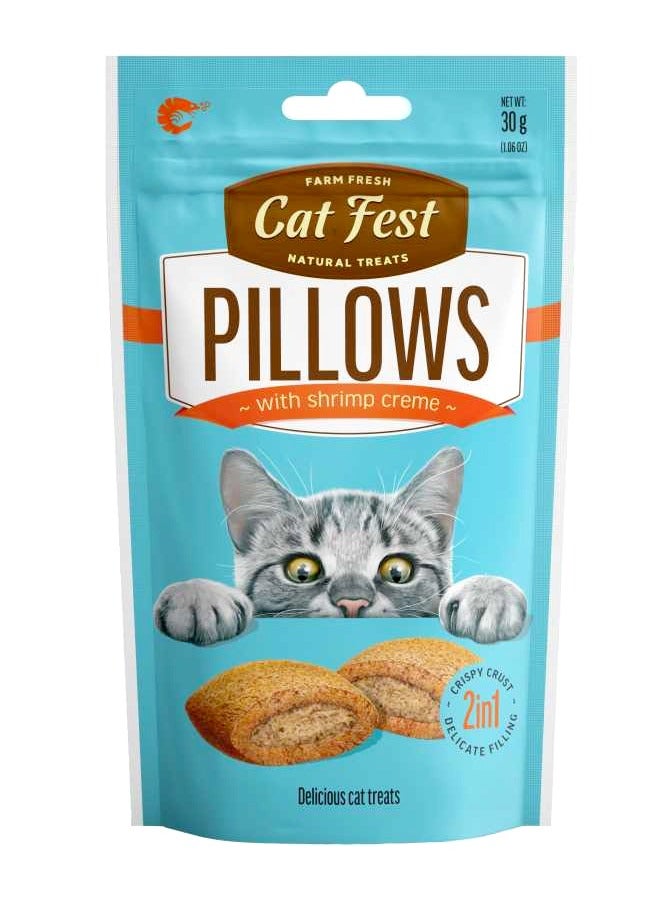 Cat Fest وسائد بكريمة الجمبري - 30 جرام