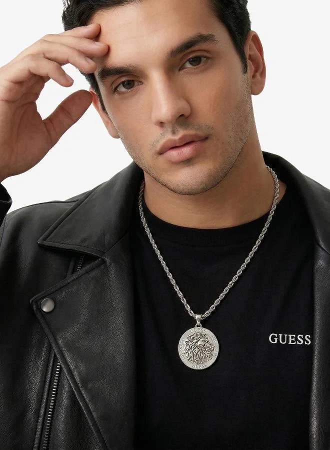 GUESS Long Pendent Detail Necklace
