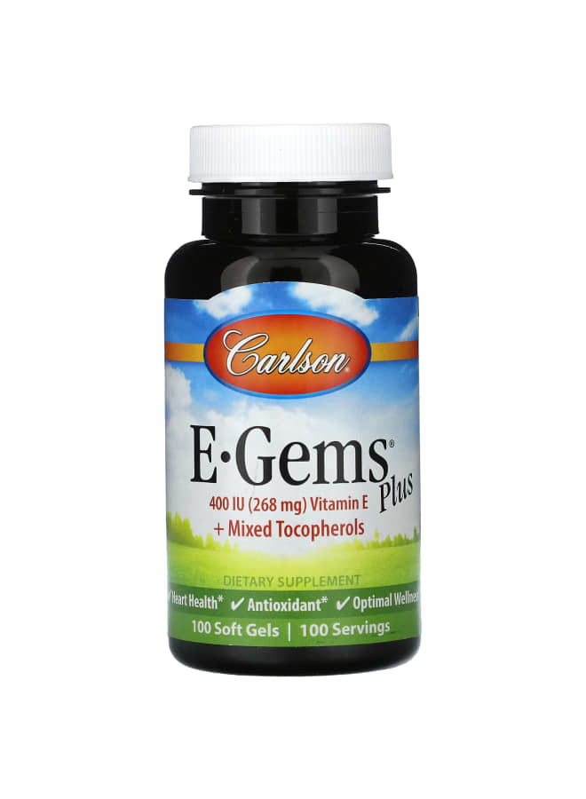 Carlson E-Gems® Plus, 100 Soft Gels