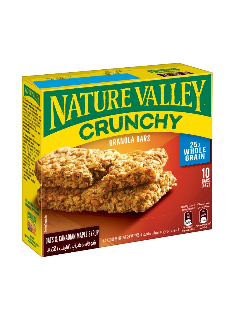 Nature Valley Oats And Maple Syrup Granola 10 Bar 42g - Image 1