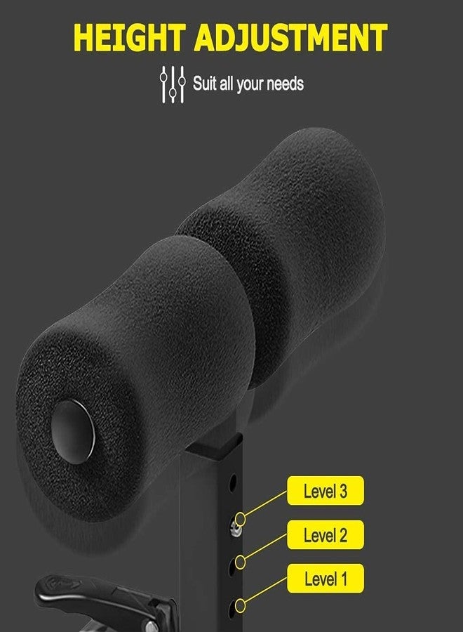 Jukusa Situp and Push-up Assistant Home Fitness Gym Equipment Multipurpose Exercise Tool for Women & Men, 4 Stage arm Leg Chest Exercise With Suction for Lose Weight (Black Color) - Image 3