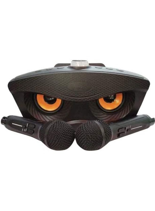 PADOM ميكروفون مزدوج لاسلكي محمول 2 في 1 من Padom مع مكبر صوت بلوتوث للعائلة - Image 2