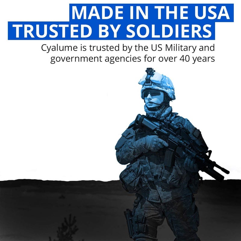 Cyalume Glow Sticks Military Grade Lightstick - Premium Blue 6” SnapLight Emergency Chemical Light Stick with 8 Hour Duration (Bulk Pack of 10 Chem Lights) - Image 5