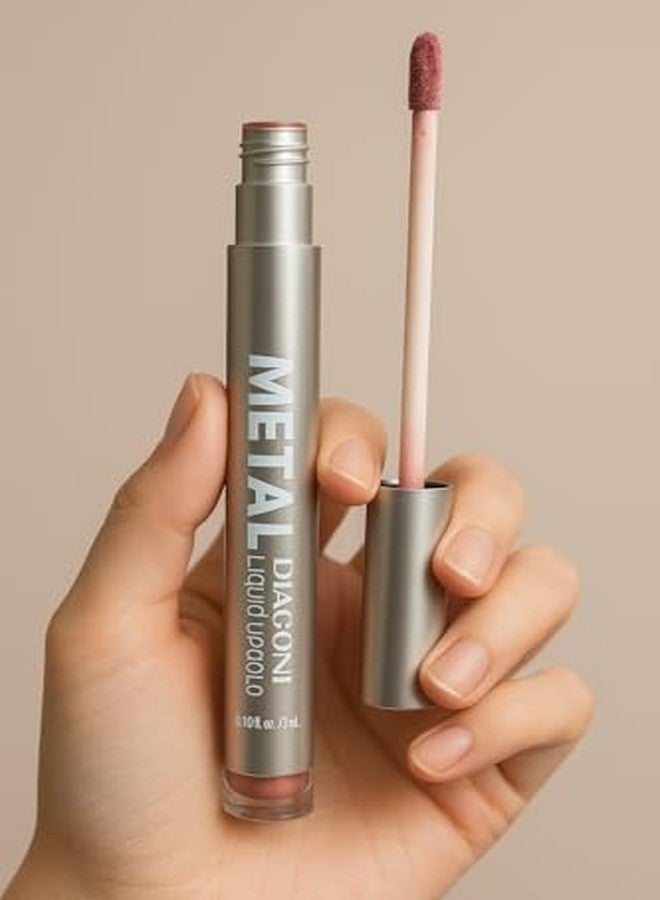 MAKE UP FOR LIFE Metal Diaoni Liquid Lip Color - High-Shine Metallic Finish, Long-Lasting, Smudge-Proof & Lightweight Lip Stain for Bold Glamorous Lips - Image 5
