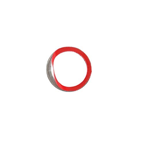 Fsforcar Carbon Fiber Car Engine Start Stop Ignition Key Ring Sticker Compatible with BMW E90 E92 E93 3 Series Engine Start Button Cover (Solid Color) - Image 3