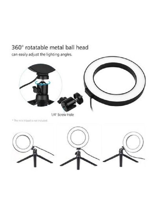 Generic - Multicolor LED Ring Light It is a ring-shaped light that can create a circular aperture effect, which makes your eyes more attractive - Image 1