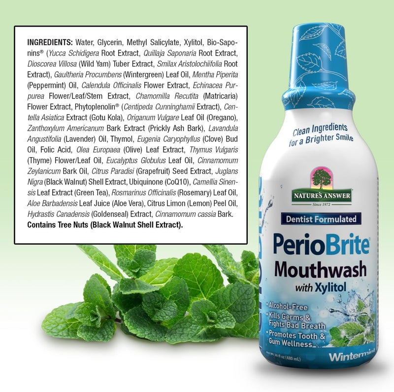 Nature's Answer PerioBrite Alcohol-Free Mouthwash - Image 3