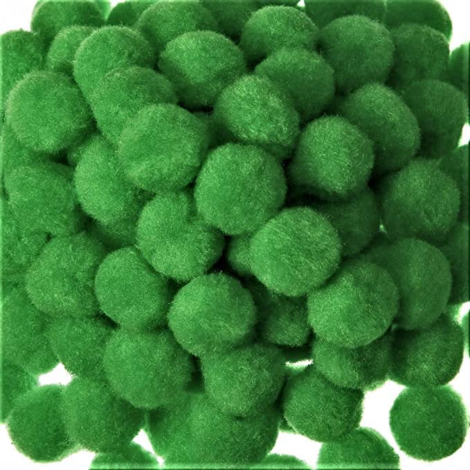 morel MOREL Dark Purple Dark Green RED Yellow POM POM Balls, 20 MM, Used in Jewellery & TORAN Making, Macrame Art & Craft , Decorations, Bag, Dresses, School Projects, Christmas, DIY, ETC (Total - 200)  - Image 3