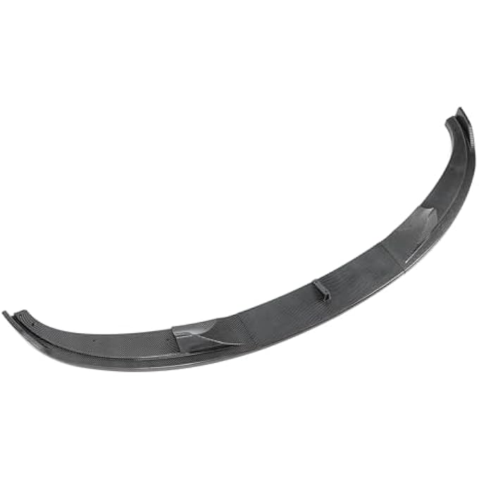 Oreilet Front Bumper Lip Spoiler, 3PCS Car Front Bumper Lip Splitter Body Kit for E60 E61 M5 20052010, Automotive Chin Splitter, Spoiler Diffuser Remplacement, Auto Parts (Carbon Fiber Style) - Image 1