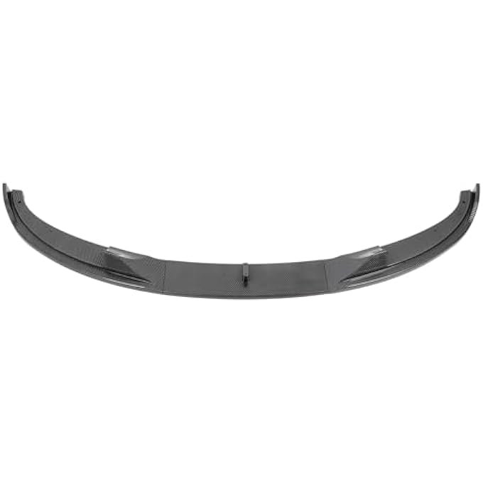 Oreilet Front Bumper Lip Spoiler, 3PCS Car Front Bumper Lip Splitter Body Kit for E60 E61 M5 20052010, Automotive Chin Splitter, Spoiler Diffuser Remplacement, Auto Parts (Carbon Fiber Style) - Image 3