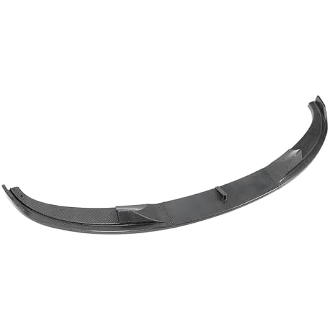 Oreilet Front Bumper Lip Spoiler, 3PCS Car Front Bumper Lip Splitter Body Kit for E60 E61 M5 20052010, Automotive Chin Splitter, Spoiler Diffuser Remplacement, Auto Parts (Carbon Fiber Style) - Image 4