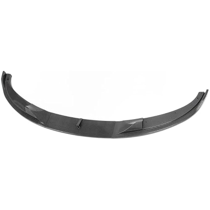 Oreilet Front Bumper Lip Spoiler, 3PCS Car Front Bumper Lip Splitter Body Kit for E60 E61 M5 20052010, Automotive Chin Splitter, Spoiler Diffuser Remplacement, Auto Parts (Carbon Fiber Style) - Image 5