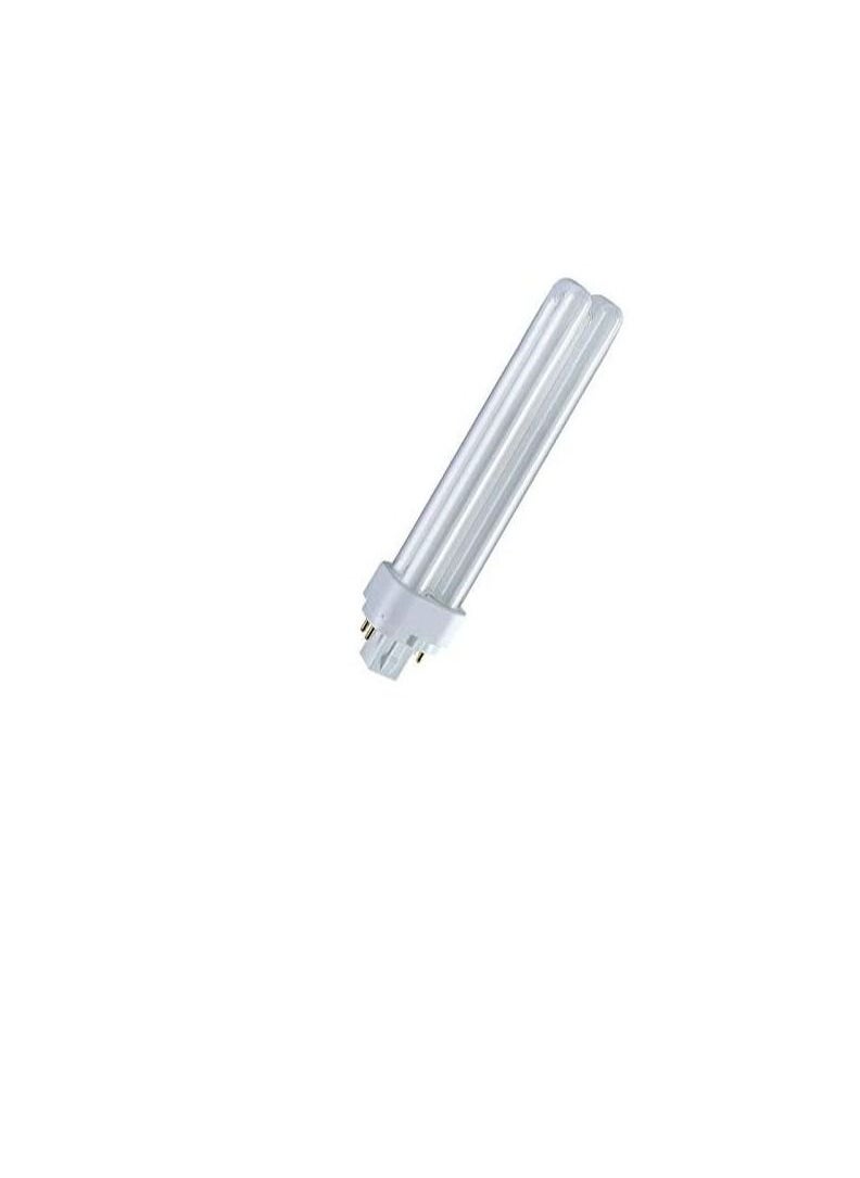 أوسرام DULUX D / E 26W / 840 لمبة الإضاءة الفلورية المدمجة ، مصباح توفير الطاقة 4000 كيلو ، قاعدة G24Q3-4 دبوس  - Image 1