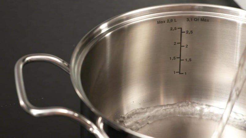 T-fal TEFAL Intuition 6 pc set | saucepan 16 cm+lid, stewpots 20/24 cm+lids | Premium Stainless Steel 18/10 | Measuring marks | Glass lid | Induction | Stewing | Boiling | 2 Years Warranty | B864S674 - Image 5