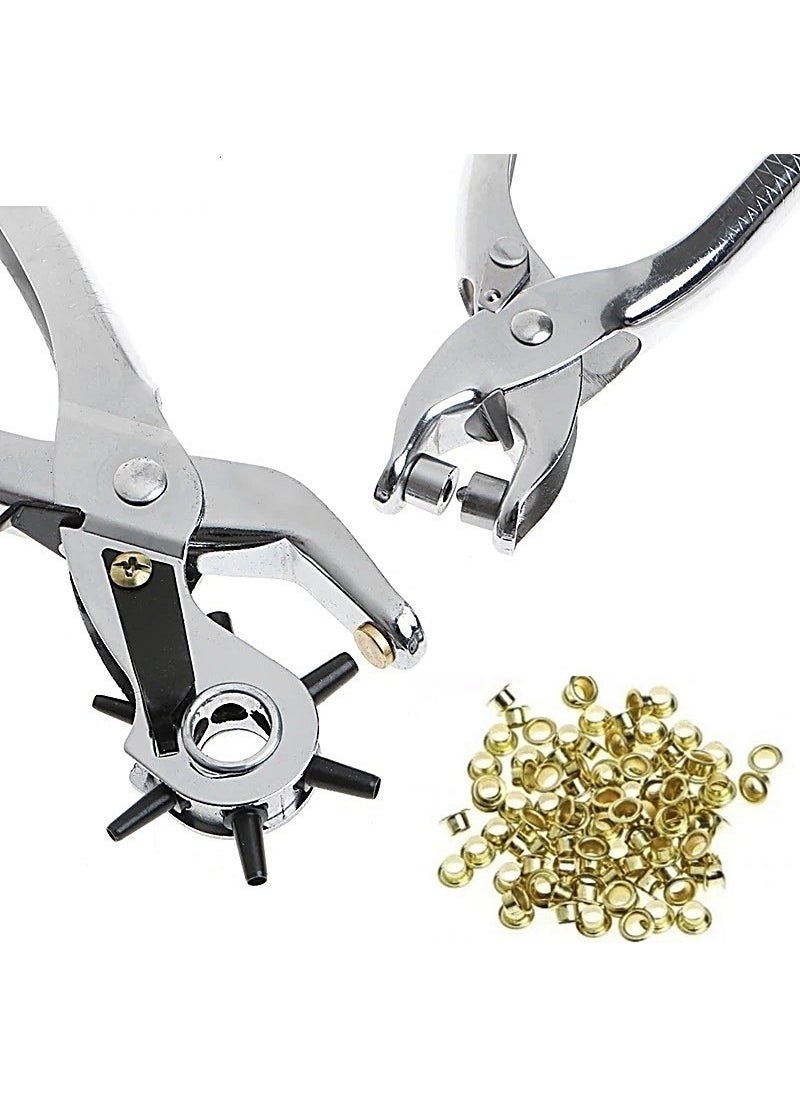 BioTech Belt Drilling and Rivet Pliers Set of Two Leather Plastic Drill  - Image 1