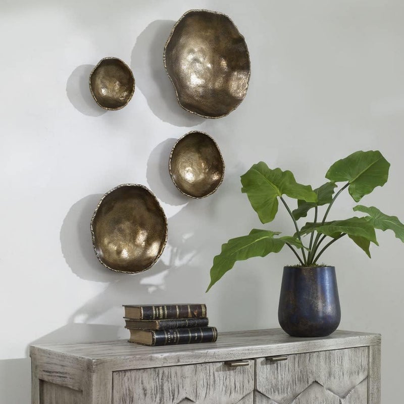 Uttermost Lucky Coins  11 Inch Wall Bowl Set of 4 - Image 2