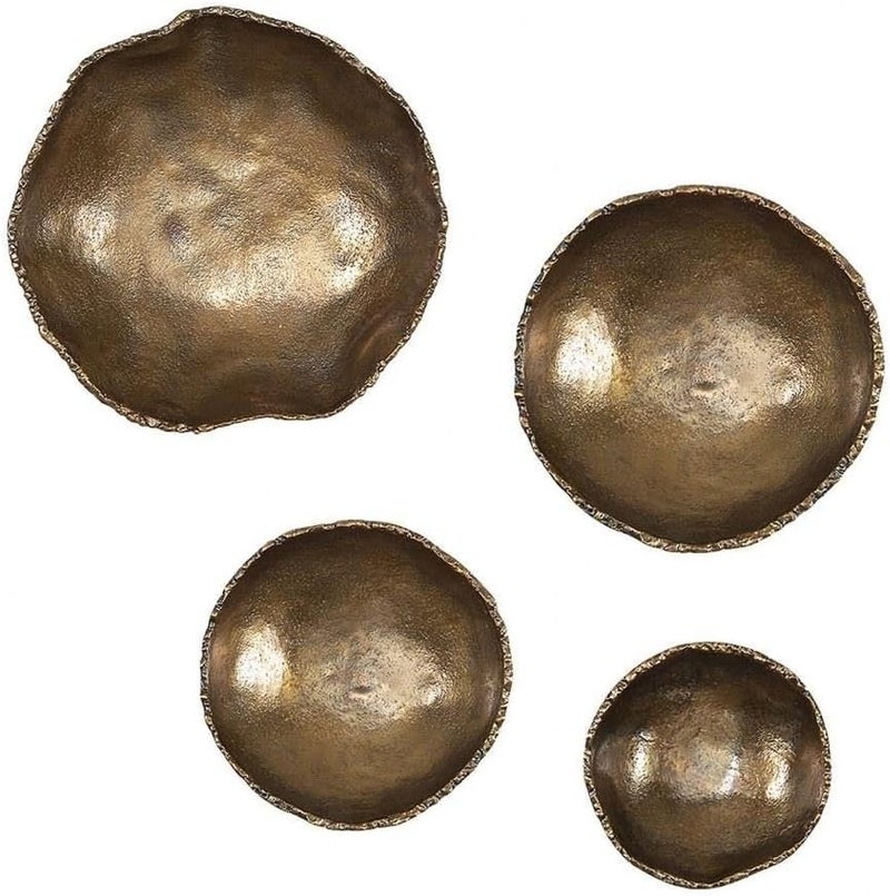 Uttermost Lucky Coins  11 Inch Wall Bowl Set of 4 - Image 5