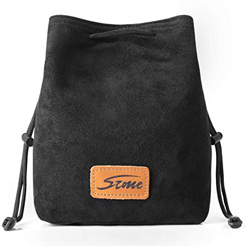 S-ZONE Soft Camera Bag DSLR Insert Handbag Drawstring Lens Case Compatible with Canon Nikon Sony - Image 1