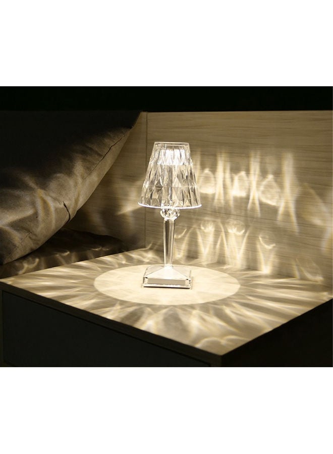 Crystal Diamond Ambience Desk Lamp White  - Image 2