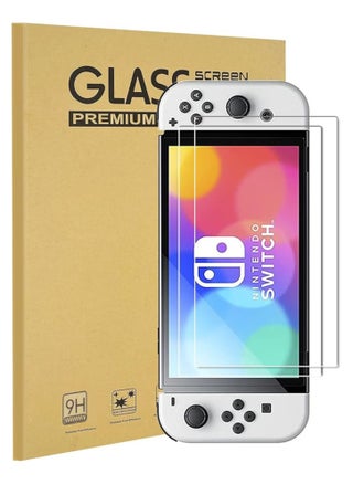 قطعتان من واقي الشاشة الزجاجي المقوى المتوافق مع طراز OLED لجهاز Nintendo Switch، فائق الوضوح وصلابة ومقاومة للخدش وسهلة التركيب - pzsku/ZE9AE986A4AE56A02F847Z/45/_/1721370125/604ba768-a017-480e-8cf1-fab9859deb7c