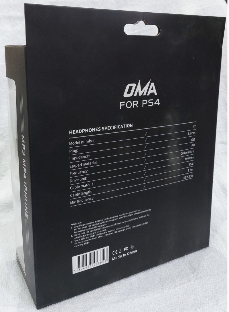 OMA سماعة رأس OMA-B7 لجهاز PS4 - Image 3