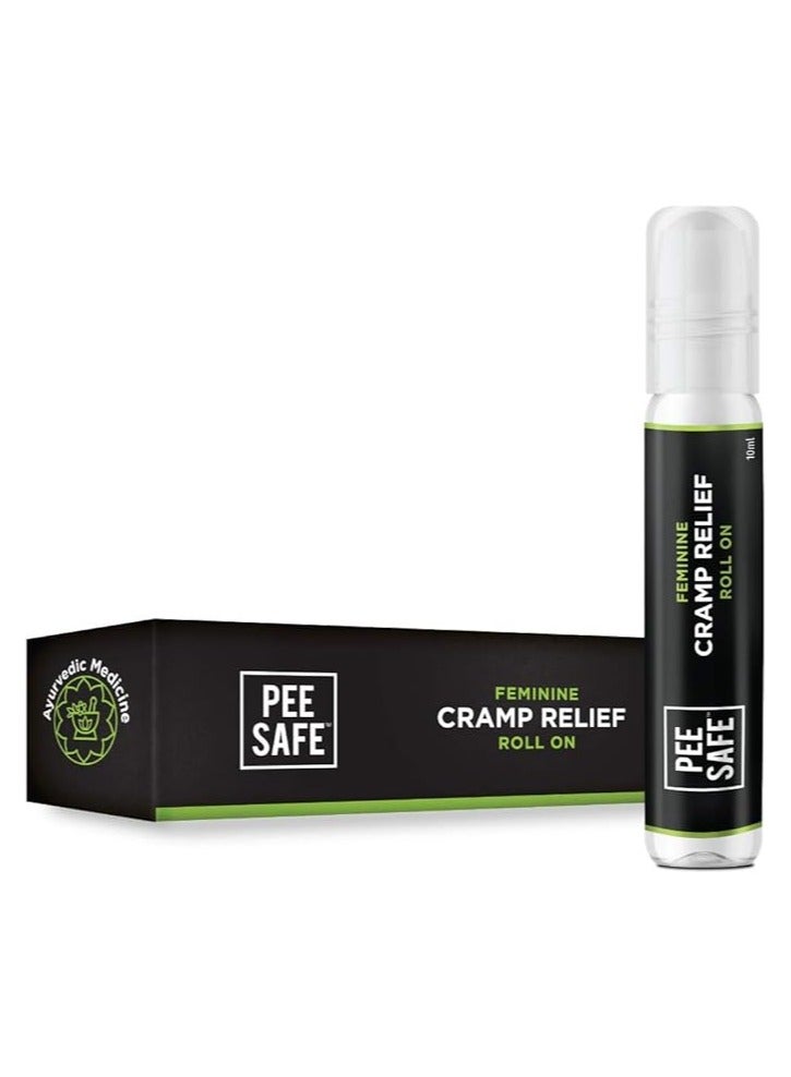 PEE SAFE PEESAFE Feminine Cramp Relief Roll On with Ayurveda Extracts - 10ml  - Image 1