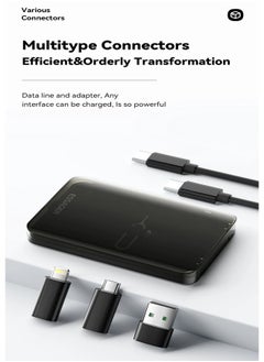 ESSAGER Essager 4 in 1 USB C To USB C Cable PD 60W Fast Charging Data Cord for iPhone Xiaomi Type C Micro Cable With Storage Box and a phone stand  - Image 5