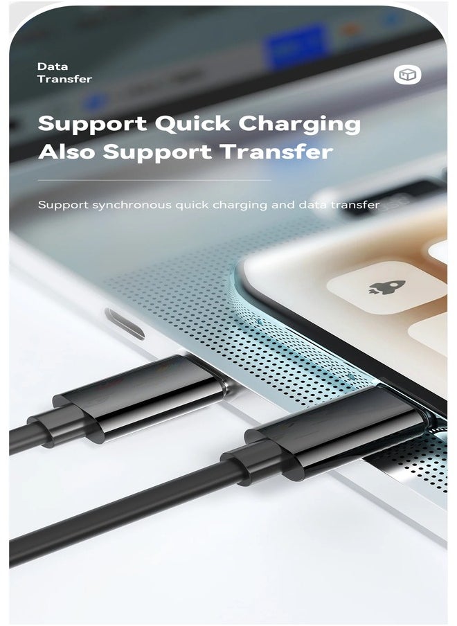 Essager 4 in 1 USB C To USB C Cable PD 60W Fast Charging Data Cord for iPhone Xiaomi Type C Micro Cable With Storage Box and a phone stand