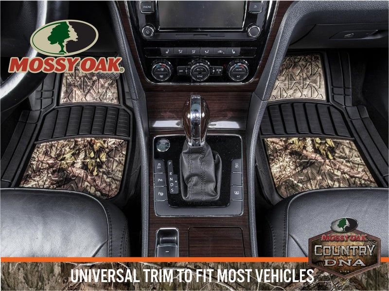 Mossy Oak Camo Trimmable Floor Mats - All Weather Protection - Trim to Fit for Car, SUV, Van, Trucks - Official Licensed Product (4 Pcs) - Image 2