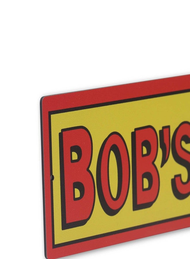 Open Road Brands Bob's Burgers Logo Metal Sign - Fun Bob's Burgers Wall Decor for Teen Bedroom or Movie Room - Image 4