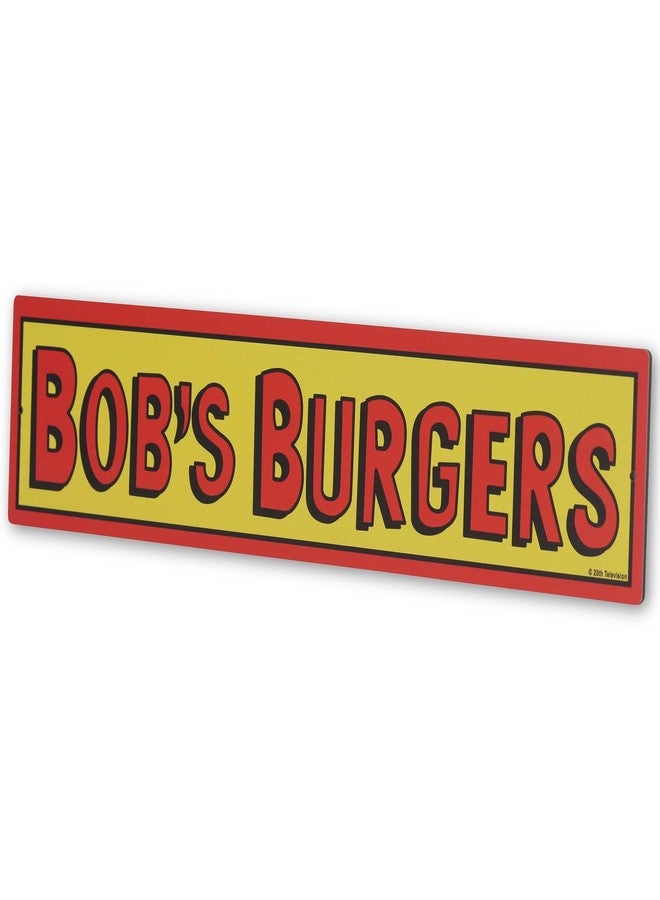 Open Road Brands Bob's Burgers Logo Metal Sign - Fun Bob's Burgers Wall Decor for Teen Bedroom or Movie Room - Image 2
