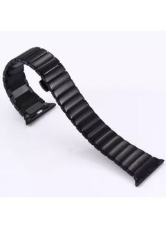 Stainless Steel Link Bracelet Band for Apple Watch Series 6 SE 5 4 3For iwatch 6 5 WatchBand Strap Replacement 38MM/41MM/40MM BLACK