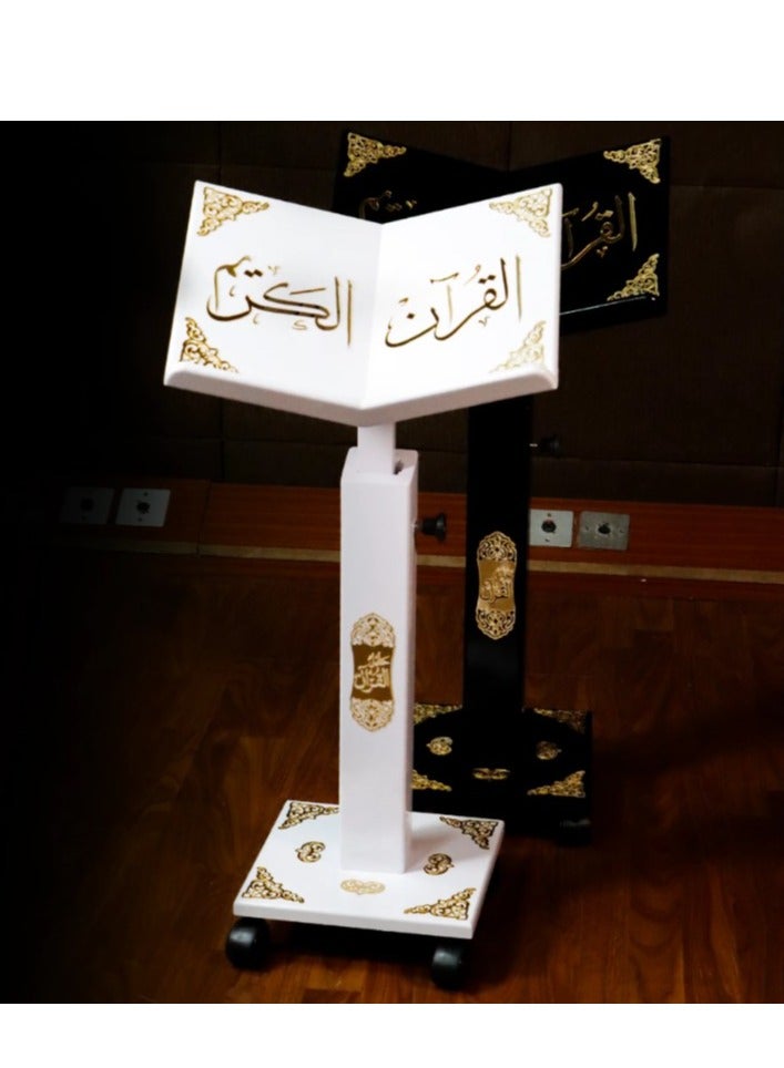 ريبنيو حامل القرآن الكريم مع زخرفة أكرليك ذهبية ثلاثية الأبعاد - Image 2