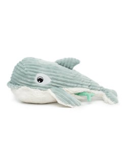 Les Deglingos Morfalou the Orca Plush Toy - Soft Pink Cuddle Buddy with Hidden Baby Orca, Eco-Friendly Plush Safe from Birth  - Image 1