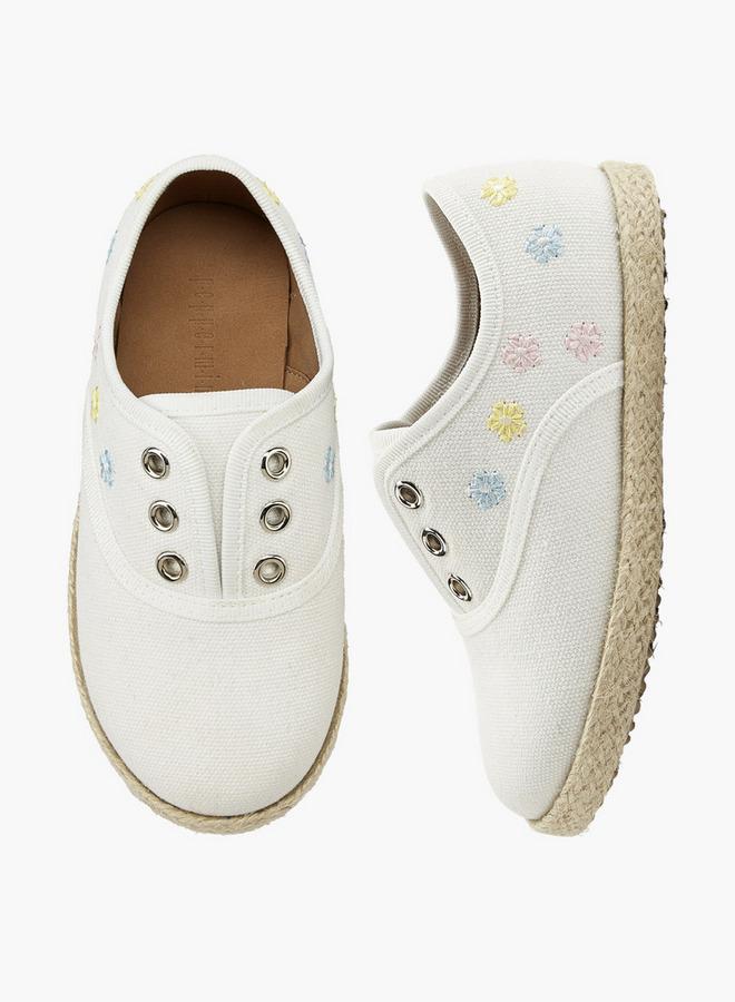 Peppermint Girls Slip-On Espadrille School Sneakers - Image 3