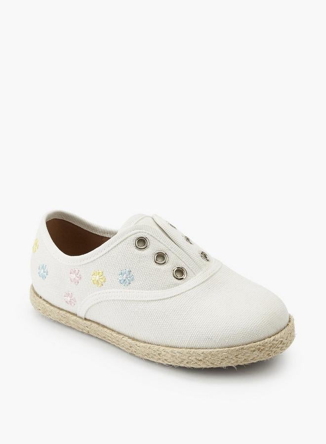 Peppermint Girls Slip-On Espadrille School Sneakers - Image 2