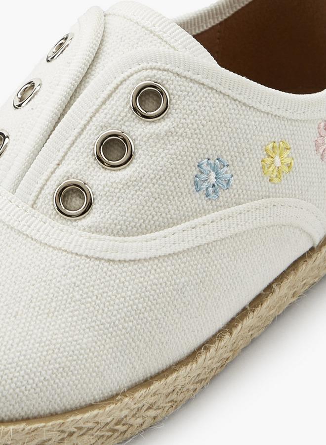 Peppermint Girls Slip-On Espadrille School Sneakers - Image 5