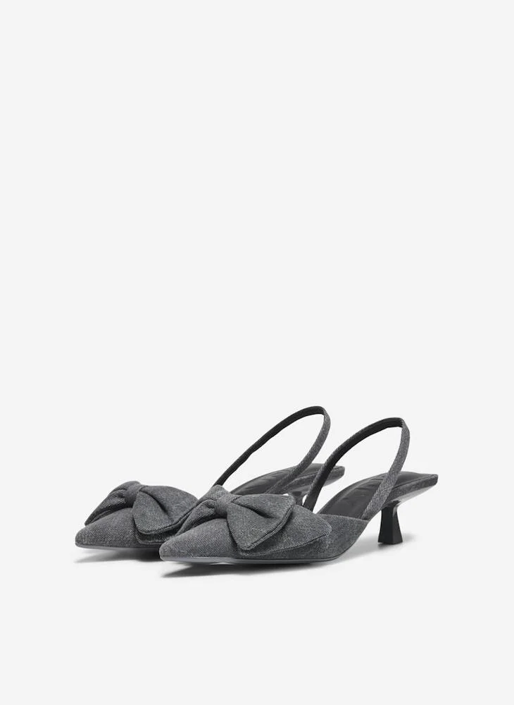 ONLY Onlcoco-6 Bow Slingback Pumps