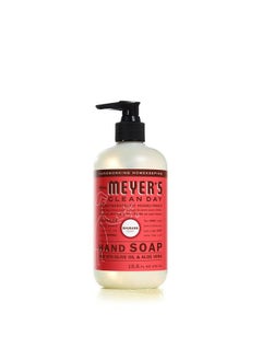 Mrs. Meyer Hand Soap Made With Essential Oils Biodegradable Formula Rhubarb 12.5 Fl. Oz