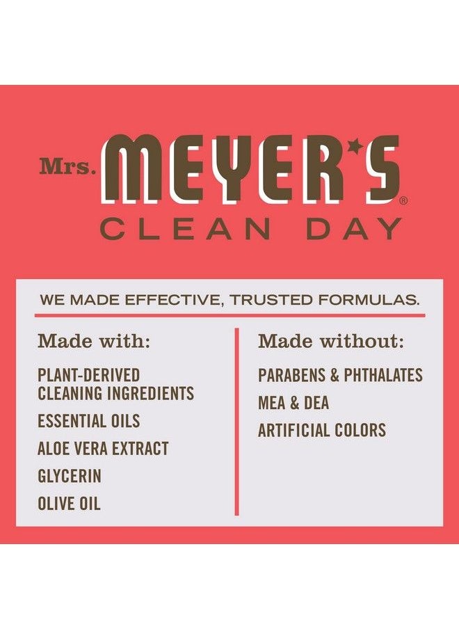 Mrs. Meyer's Clean Day - Mrs. Meyer Hand Soap Made With Essential Oils Biodegradable Formula Rhubarb 12.5 Fl. Oz - Image 1